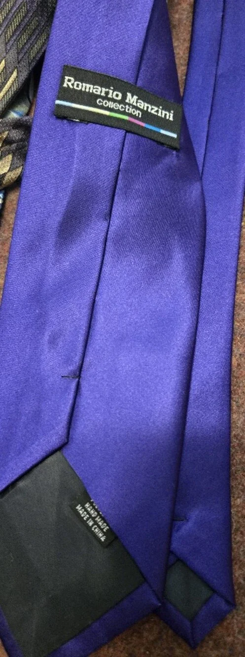 Vintage Lot Men's Ties Lot Of 10 Including J. Garcia & Mervyn's Wool Silk Poly